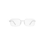 Invisible Rectangle Sunglasses in Silver